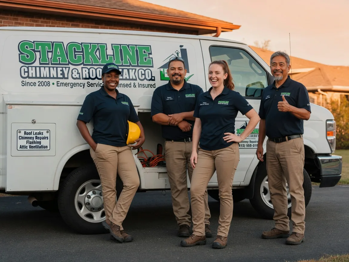 Chimney flashing repair company in Reddick, FL